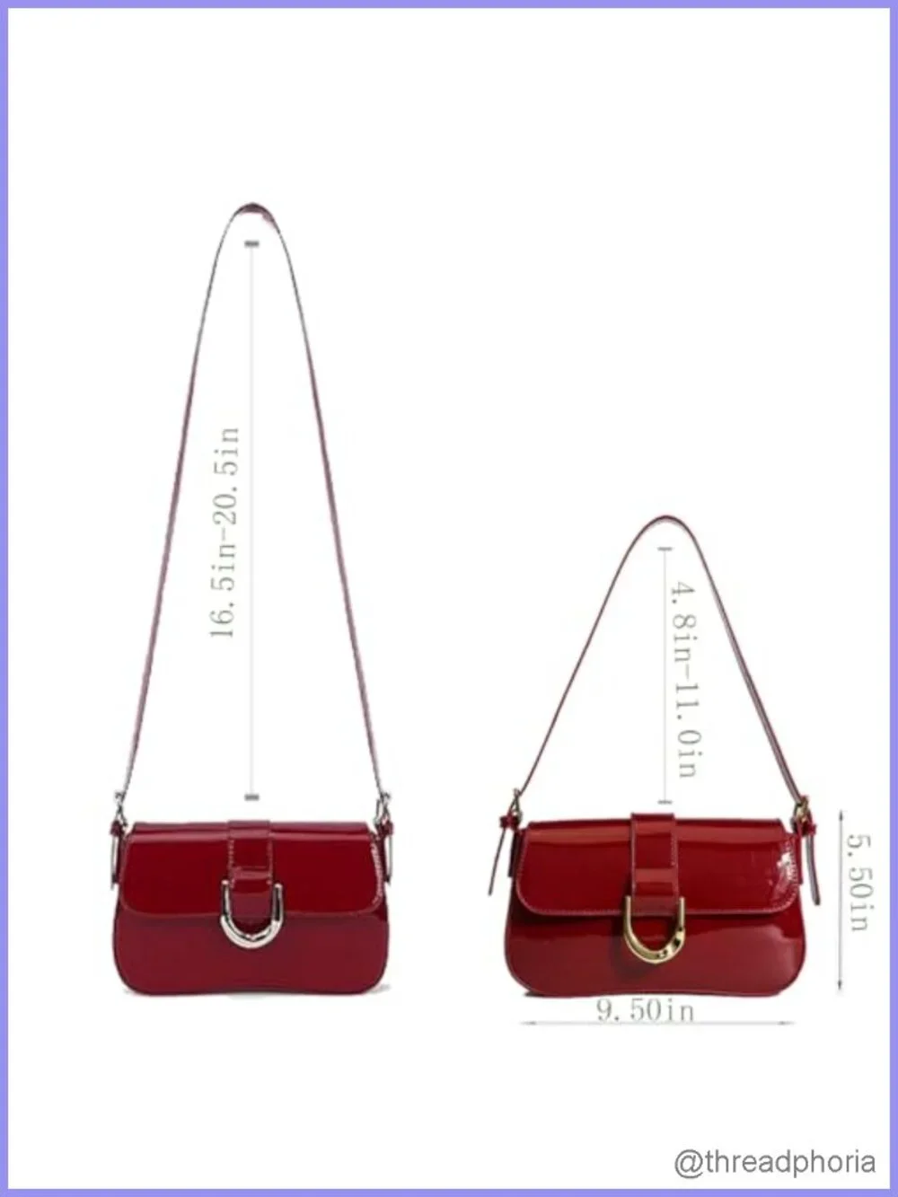 Women's Shoulder Bag Crossbody Hobo Purse with Zipper Closure PU Leather